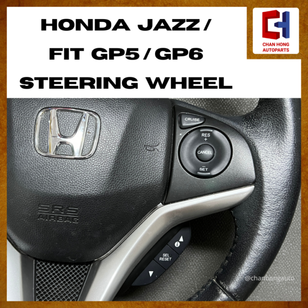 Honda Jazz / Fit GP4 / GP5 Steering Wheel [Original from Japan][Used] - Image 3