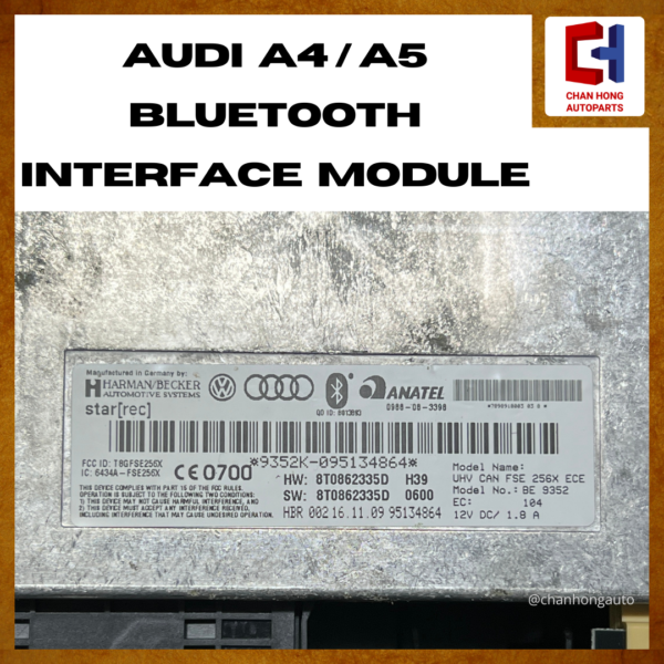 Audi A4 / A5 Bluetooth Interface Module [8T0862335D][Original from Germany][Used] - Image 4
