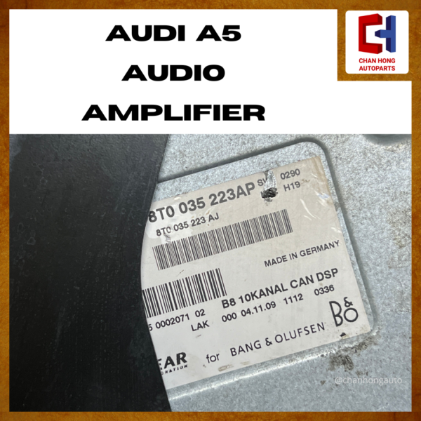 Audi A5 Audio Amplifier [8T0035223AP][Original from Germany][Used] - Image 3