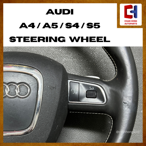 Audi A4 / A5 / S4 / S5 Steering Wheel [Paddle Shift][Original from Germany][Used] - Image 3
