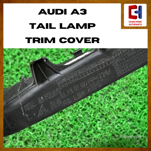 Audi A3 Tail Lamp Trim Cover [81.19.01.07][Original from Poland][Used] - Image 4
