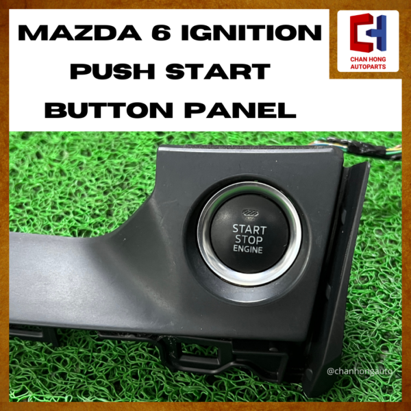 Mazda 6 Ignition Push Start Button Panel [Original from Japan][Used] - Image 2