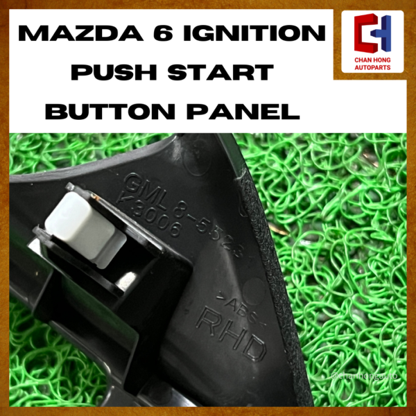 Mazda 6 Ignition Push Start Button Panel [Original from Japan][Used] - Image 4