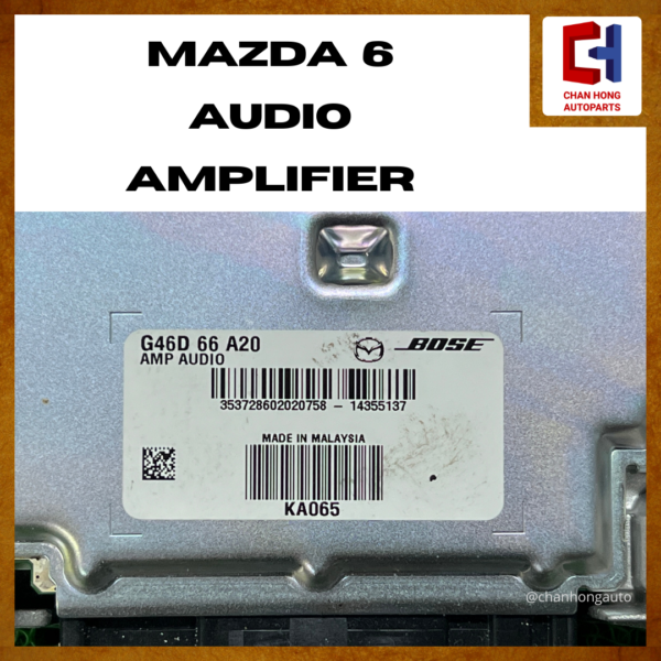 Mazda 6 Audio Amplifier [G46D 66 A20][Original from Malaysia][Used] - Image 2
