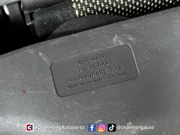 RECARO Seats KBA 90513 Typ IS 2000 Car Seats - Image 10