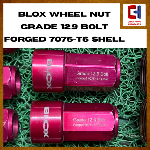 Blox Wheel Nut Grade 12.9 Bolt Forged 7075-T6 Shell [Used] - Image 5