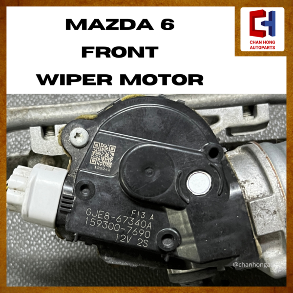 Mazda 6 Front Wiper Motor [GJE8-67340A][Original from Japan][Used] - Image 2