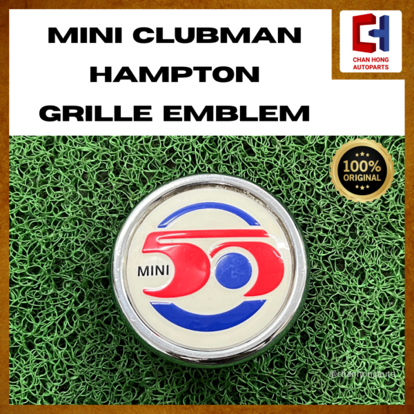 MINI Clubman Hampton Grille Emblem [7238085-03][Original][Used]