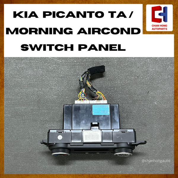 Kia Picanto TA / Morning Aircond Switch Panel [97250-1Y800][Original from South Korea][Used] - Image 4