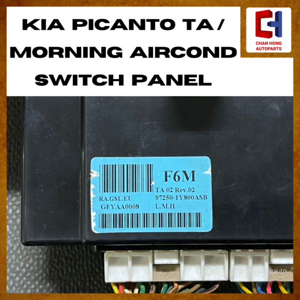 Kia Picanto TA / Morning Aircond Switch Panel [97250-1Y800][Original from South Korea][Used] - Image 5