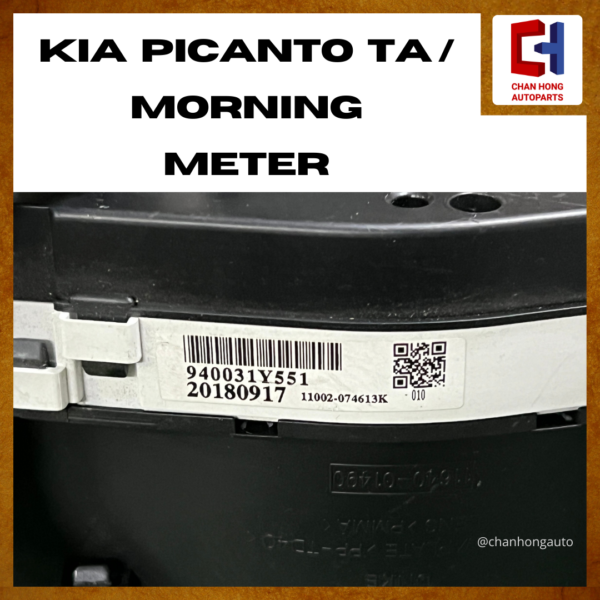 Kia Picanto TA / Morning Meter [940031Y551][Original from South Korea][Used] - Image 4
