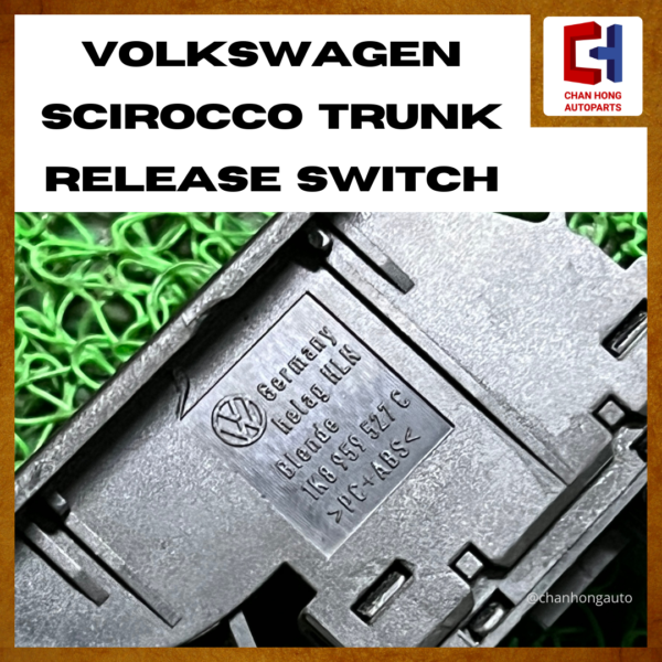 Volkswagen Scirocco Trunk Release Switch [1K8959551B][Original from Germany][Used] - Image 6