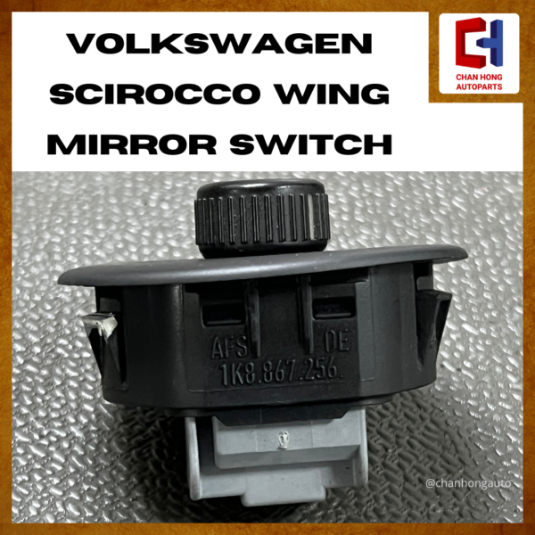 Volkswagen Scirocco Wing Mirror Switch [1K8867256][Original from Germany][Used] - Image 2