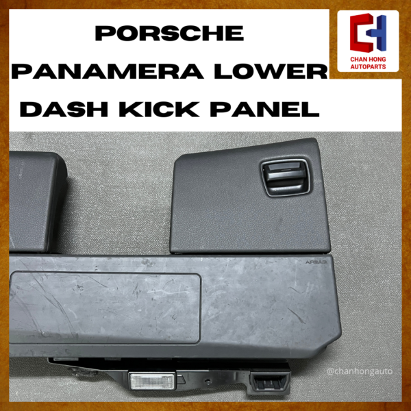Porsche Panamera Lower Dash Kick Panel [Original from Germany][Used] - Image 3