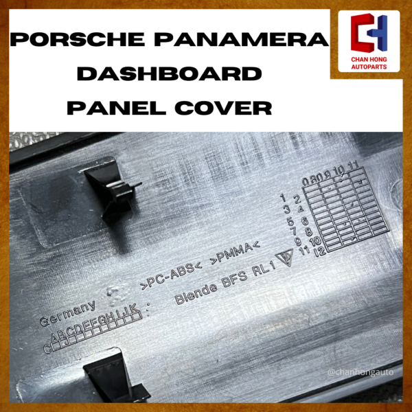 Porsche Panamera Dashboard Panel Cover [Original from Germany][Used] - Image 3