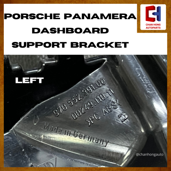Porsche Panamera Dashboard Support Bracket [97055239100 / 97055239200][Original from Germany][Used] - Image 5