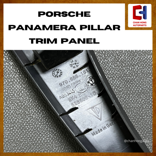 Porsche Panamera Pillar Trim Panel [970555181][Original from Germany][Used] - Image 4