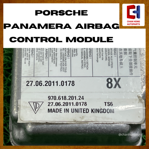 Porsche Panamera Airbag Control Module [97061820124][Original from United Kingdom][Used] - Image 2