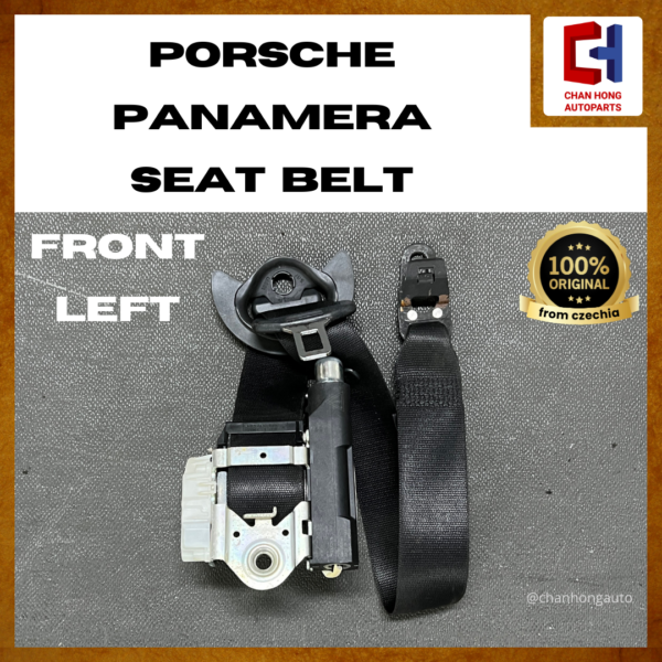 Porsche Panamera Seat Belt [97080303300][Original from Czechia][Used] - Image 2
