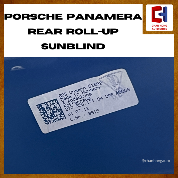 Porsche Panamera Rear Roll-Up Sunblind [97055517104][Original from Hungary][Used] - Image 8