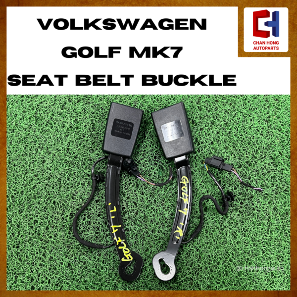 Volkswagen Golf MK7 Seat Belt Buckle [5G4857755 / 5G4857756][Original from Hungary][Used] - Image 2