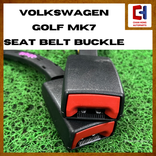 Volkswagen Golf MK7 Seat Belt Buckle [5G4857755 / 5G4857756][Original from Hungary][Used] - Image 6