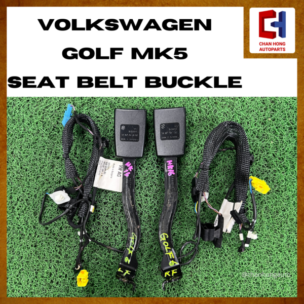 Volkswagen Golf MK5 Seat Belt Buckle [1K4857755 / 1K4857756][Original from Hungary][Used] - Image 2
