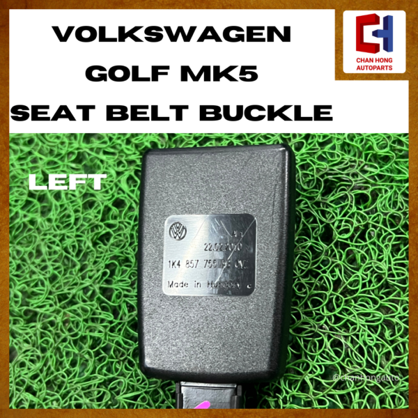 Volkswagen Golf MK5 Seat Belt Buckle [1K4857755 / 1K4857756][Original from Hungary][Used] - Image 3