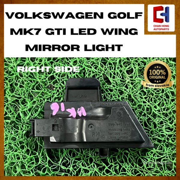 Volkswagen Golf MK7 GTI LED Wing Mirror Light [5G0945292][Original from Slovakia][Used] - Image 2