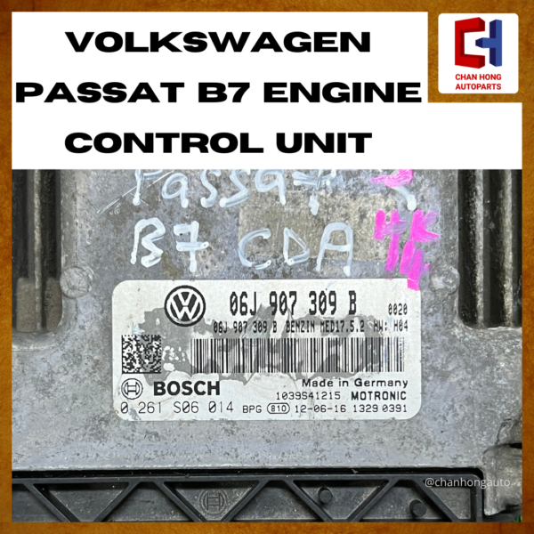 Volkswagen Passat B7 ECU Engine Control Unit [06J907309B][Original from Germany][Used] - Image 2