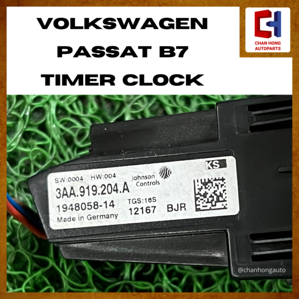 Volkswagen Passat B7 Timer Clock [3AA919204A][Original from Germany][Used] - Image 3