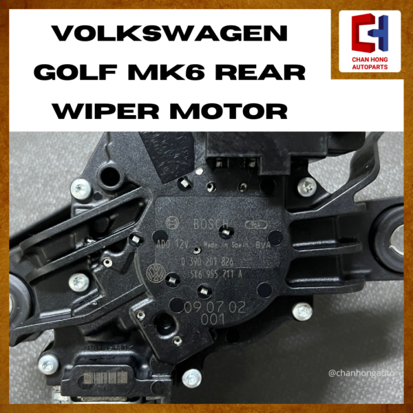 Volkswagen Golf MK6 Rear Wiper Motor [5K6955711A][Original from Spain][Used] - Image 6
