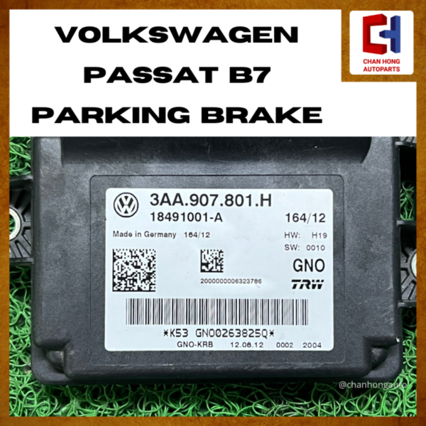 Volkswagen Passat B7 Parking Brake Module Control Unit [3AA907801H][Original from Germany][Used] - Image 2