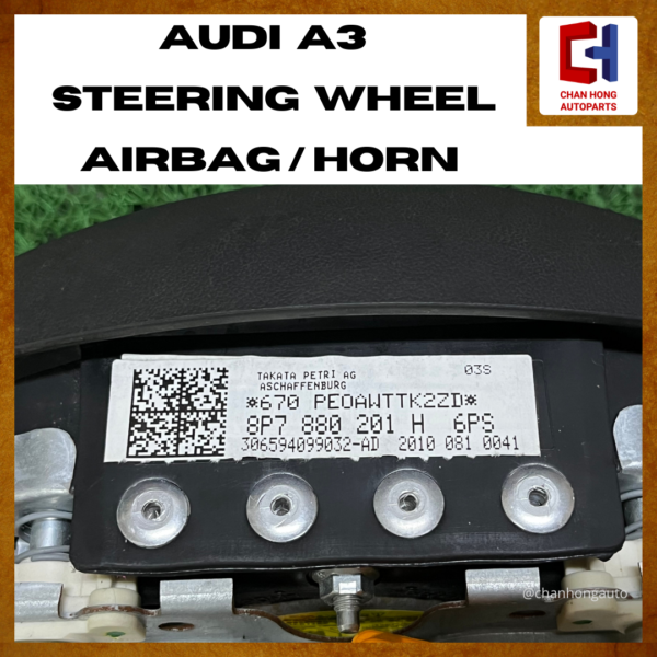 Audi A3 Steering Wheel Airbag / Horn [8P7880201][Original from Germany][Used] - Image 3