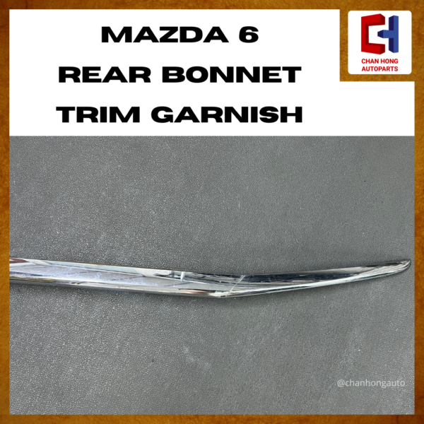 Mazda 6 Rear Bonnet Trim Garnish [GHK1-50811][Original from Japan][Used] - Image 3
