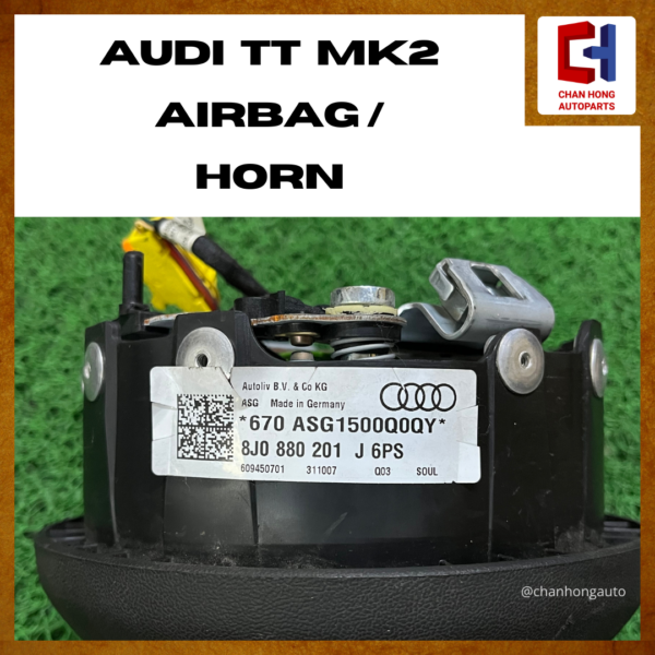 Audi TT MK2 Airbag / Horn [8J0880201][Original from Germany][Used] - Image 3