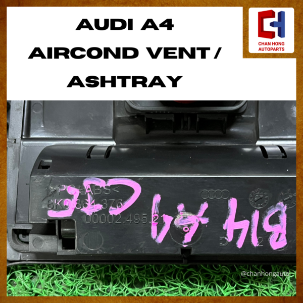 Audi A4 Rear Aircond Vent / Ashtray [8K0864376][Original from Germany][Used] - Image 4