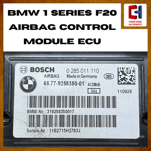 BMW 1 Series F20 Airbag Control Module Ecu [6577925835001][Original from Germany][Used] - Image 2
