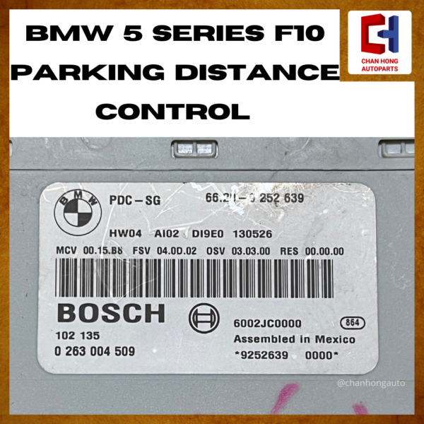 BMW 5 Series F10 PDC Parking Distance Control [66209252639][Original from Mexico][Used] - Image 2