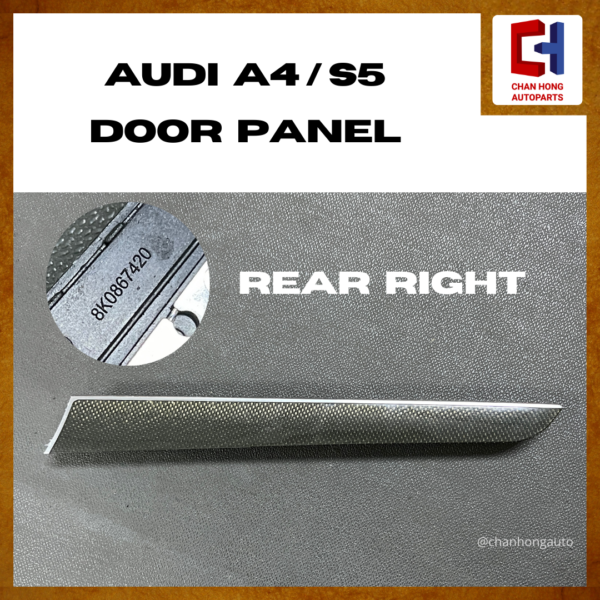 Audi A4 / S5 Door Panel [8K0867409 / 8K0867410 / 8K0867419 / 8K0867420][Original from Germany][Used] - Image 6
