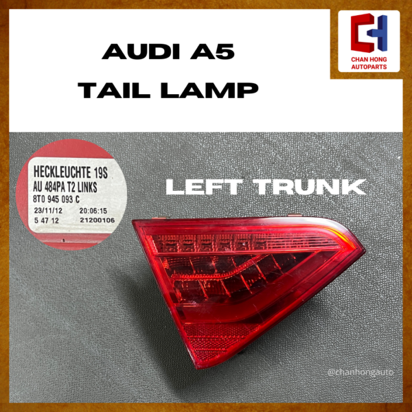 Audi A5 Tail Lamp [8T8945093C / 8T8945094C / 8T8945095F / 8T8945096F][Original from Italy][Used] - Image 5