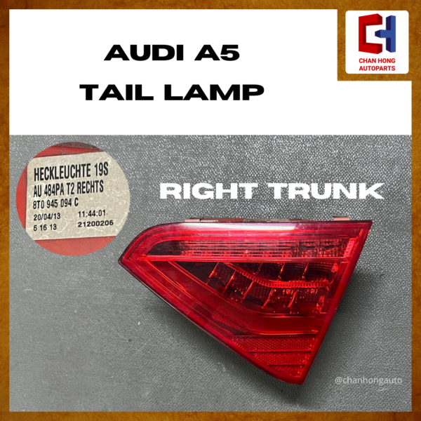 Audi A5 Tail Lamp [8T8945093C / 8T8945094C / 8T8945095F / 8T8945096F][Original from Italy][Used] - Image 6