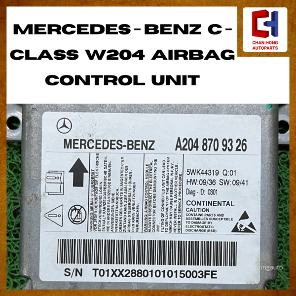 Mercedes-Benz C - Class W204 Airbag Control Unit [A2048709326][Original from Germany][Used] - Image 2