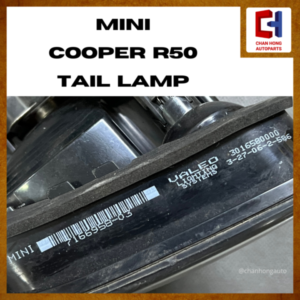 Mini Cooper R50 Tail Lamp [7166958-03][Original from Germany][Used] - Image 4