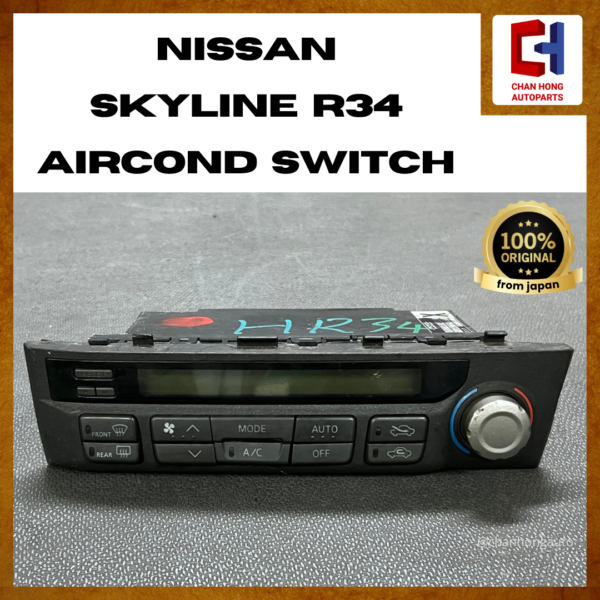Nissan Skykine R32 Aircond Switch [503722-2413][Original from Japan][Used]