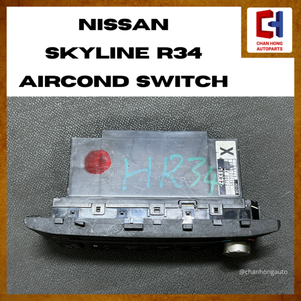 Nissan Skykine R32 Aircond Switch [503722-2413][Original from Japan][Used] - Image 2
