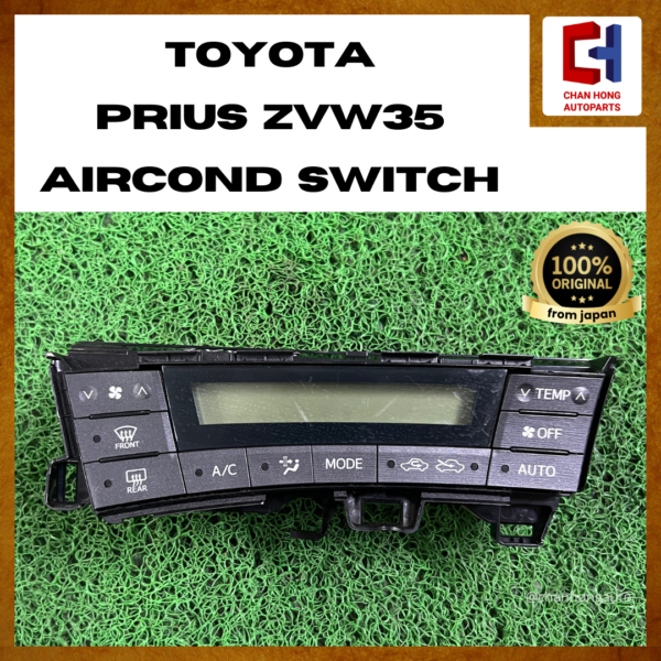 Toyota Prius ZVW35 Aircond Switch [75D725][Original from Japan][Used]