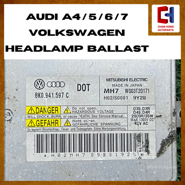 Audi A4 / A5 / A6 / A7 Volkswagen Headlamp Ballast [8K0941597C][Original from Japan][Used] - Image 2