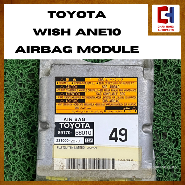 Toytoa Wish ANE10 Airbag Module [89170-69010][Original from Japan][Used] - Image 2