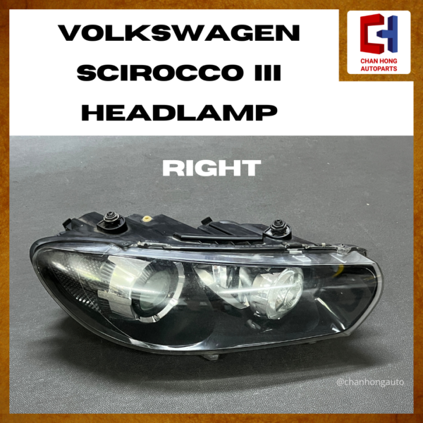 Volkswagen Scirocco III Headlamp [1K8941031 / 1K8941032 ][Original from Spain][Used] - Image 9